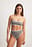 Contrast Detail Padded Bikini Top