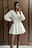 Cotton Long Sleeve Pintuck Mini Dress