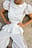 Cotton Tie Detail Waist Belt
