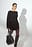 langärmeliges Minikleid mit Crinkle-Effekt