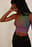 Cropped Mesh Tank Top
