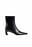 Curved Heel Croc Ankle Boots