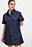 Denim Mini Shirt Dress
