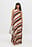 Diagonal Striped Maxi Dress