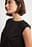 Draperad topp i jersey