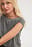 Draperad topp i jersey