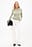 Draped Long Sleeve Jersey Top