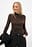 Draped Long Sleeve Jersey Top