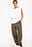 Draped Sharp Shoulder Top