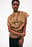 Draperet gennemsigtig top