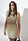 Draped Shoulder Mini Dress