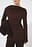 Draped Structured Long Sleeve Top
