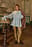 Drawstring Detail Blouse