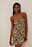 Drawstring Tie Chest Mini Dress