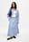 Elastic Waist Cotton Midi Skirt