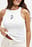 Embroidered Ribbed Tank