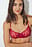 Embroidery Mesh Balconette Bra