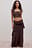 Bandeau-Bralette mit Wimpernspitze