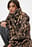 Faux Fur Leopard Coat