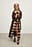 Faux Fur Wool Blend Maxi Coat