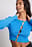 Finstrikket sweater med perleknapdetalje