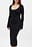 Fine Knitted Trumpet Sleeve Midi Dress