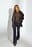 Utsvängda jeans med stretch och hög midja
