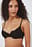 Flower Embroidery Sling Wire Bra