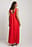 Fließendes Chiffon-Maxikleid