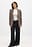 Fold up Wide Mid Waist Pants