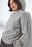 Folded Sleeve Knitted Sweater