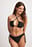 Top de bikini cruzado en la parte delantera