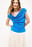 Front Draped Sleeveless Top