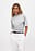 Funnel Neck Shaped Cotton T-shirt