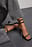 Riemchen Heels aus glänzendem Lack