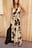 Halterneck Button Front Maxi Dress
