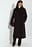 High Neck Wool Blend Coat