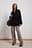 High Neck Zipped Knitted Sweater