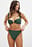 High Waist Gathered Bikini Panty