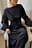 Long Sleeve Pleated Midi Dress