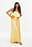 Jacquard Bandeau Volume Maxi Dress