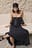 Jacquard Bandeau Volume Maxi Dress
