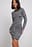 Jaqcuard Strickminikleid