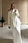 Maxirock aus Satin mit mittelhoher Taille