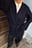 Strikket cardigan med belte