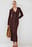 Knitted Cardigan Midi Dress