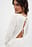 Knitted Crochet Back Detail Top
