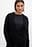 Knitted Deep V-neck Wool Blend Sweater
