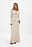 Knitted Frill Edge Maxi Dress