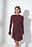Knitted High Neck Flowy Mini Dress